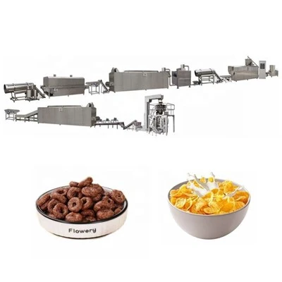 Fabricación de copos de maíz, procesamiento de cereales para el desayuno, máquina para fabricar copos de maíz